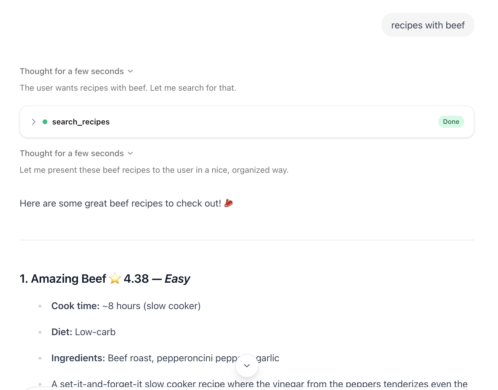 Reasoning messages in CopilotKit